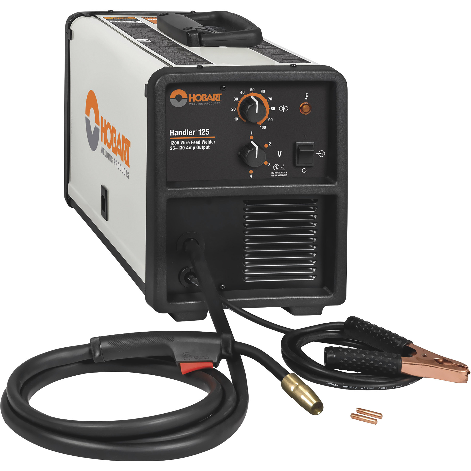Hobart Handler 125, 120V, 130 Amp, Flux Core Welder, MIG-Ready Welder, Model# 500573